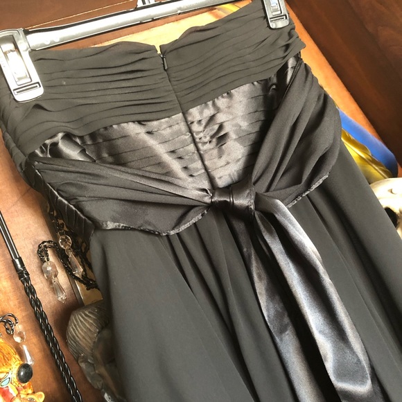 SOLD Bill Levkoff Black Bridesmaid Dress size 4 - Picture 5 of 6